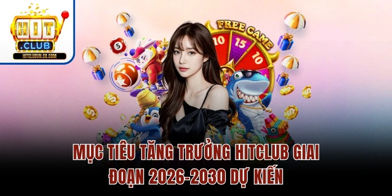 Mục tiêu tăng trưởng Hitclub giai đoạn 2026–2030 dự kiến